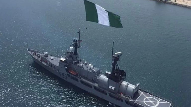 A Cameroonian fishing vessel stranded for a month rescued by the Nigerian Navy.