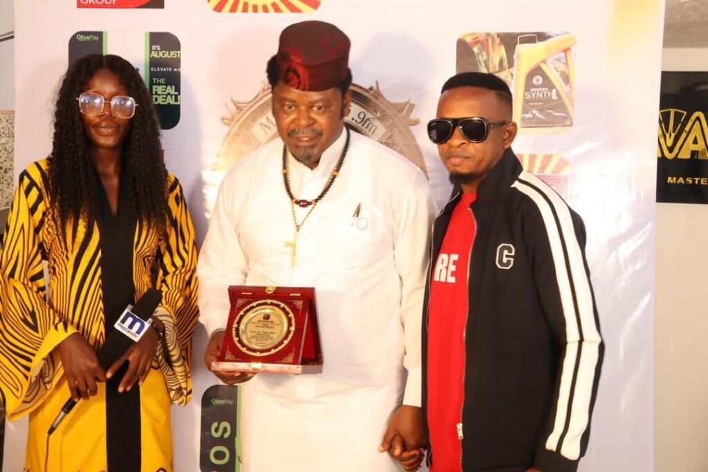 Amb. Dr Osita Offor "Ultimate Commander", Receives the Masters Radio 105.9 FM, Award for Philanthropist/ Humanitarian Personality, 2025. 4 img 20251212 wa003590410733036844445