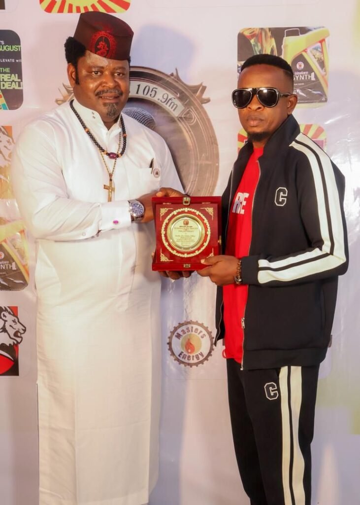 Amb. Dr Osita Offor "Ultimate Commander", Receives the Masters Radio 105.9 FM, Award for Philanthropist/ Humanitarian Personality, 2025. 3 img 20251212 wa0037597710998526339239