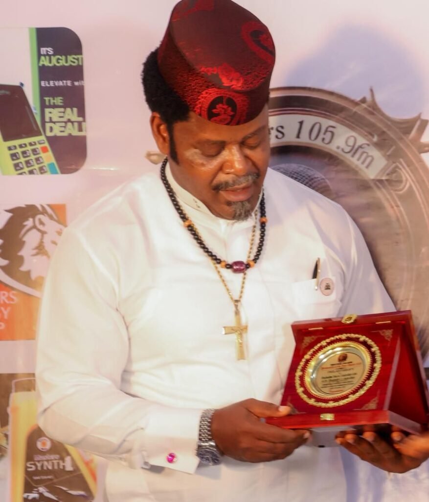 Amb. Dr Osita Offor "Ultimate Commander", Receives the Masters Radio 105.9 FM, Award for Philanthropist/ Humanitarian Personality, 2025. 2 img 20251212 wa0040528602390610565640