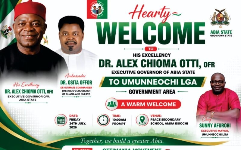 Osita Offor Commends Mayor Afurobi, Umunneochi Ahead Of Governor Otti’s Historic Reception