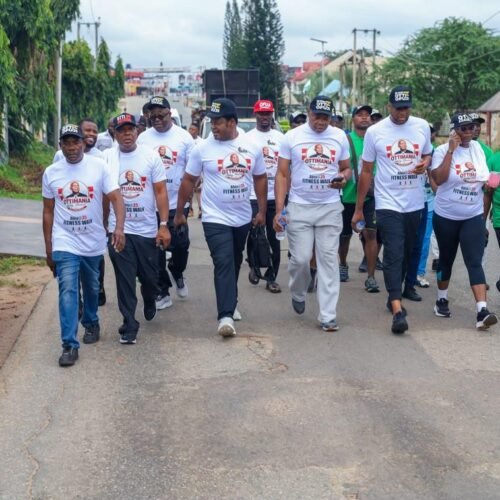 OTTIMANIA Legacy Movement Holds Solidarity Walk In Umuahia, Backs Otti For Second Term