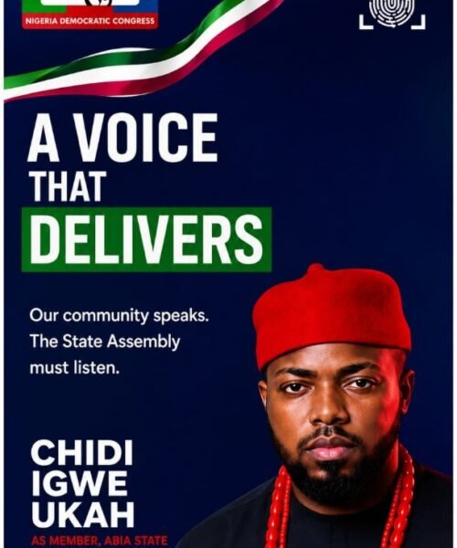 Chidi Igwe Ukah’s 2027 Agenda Targets Education, Youth Empowerment, Infrastructure In Ohafia South
