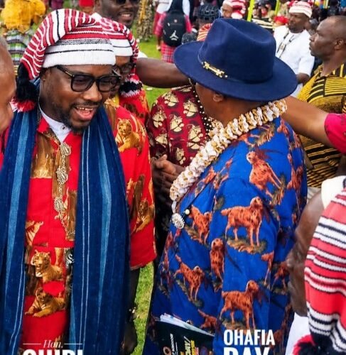 Chidi Igwe Ukah Attends Ohafia Day Celebration In Aba With NDC Leaders